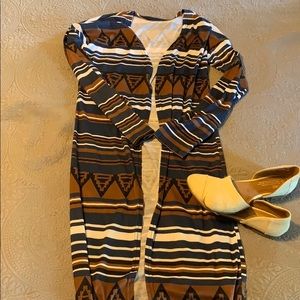 🍁Aztec Kimono M 5/$25